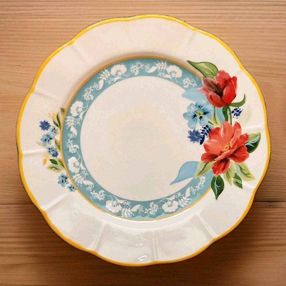 🌸NWT Pioneer Woman Spring Bouquet Dinner Plate Vibrant Floral Charm 🌸